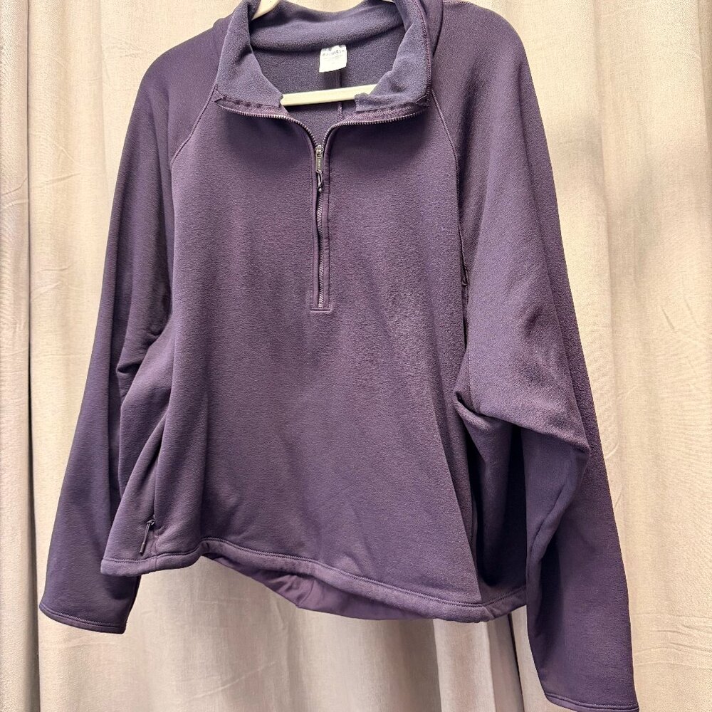 Athleta Plus Size Half Zip Pull Over - image 2